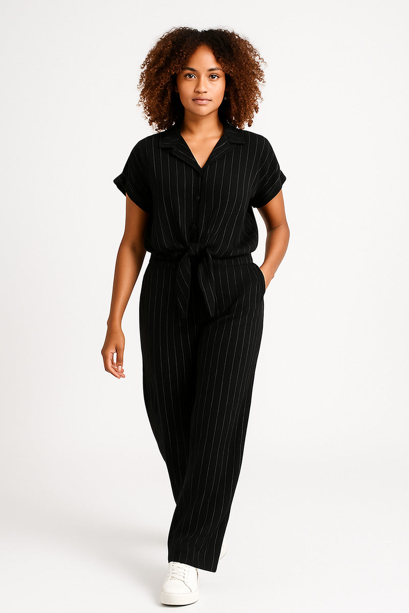 Premium Striped Lounge Co-ord Set – Effortless Elegance