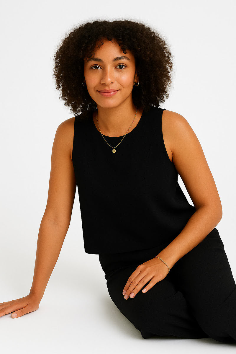 Chic Linen-Feel Two-Piece Set 1+1 Free