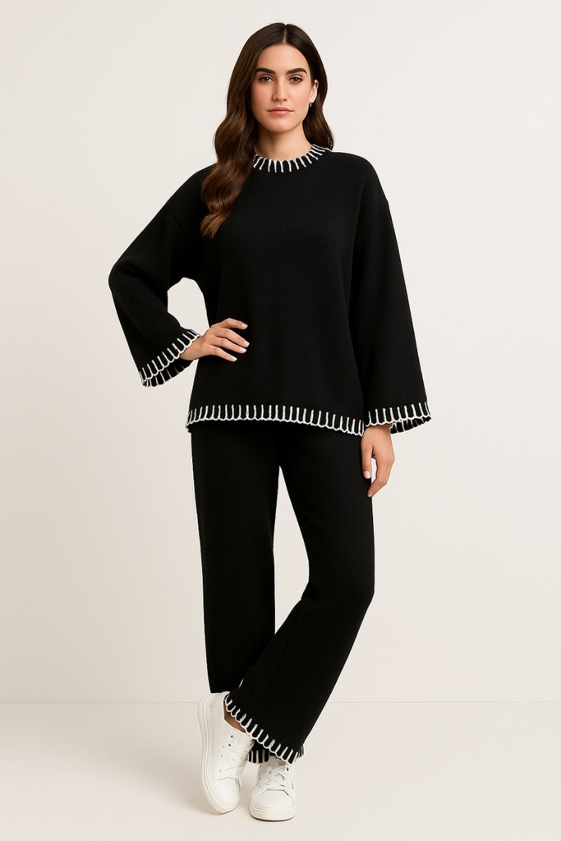 Black Knit Co-ord