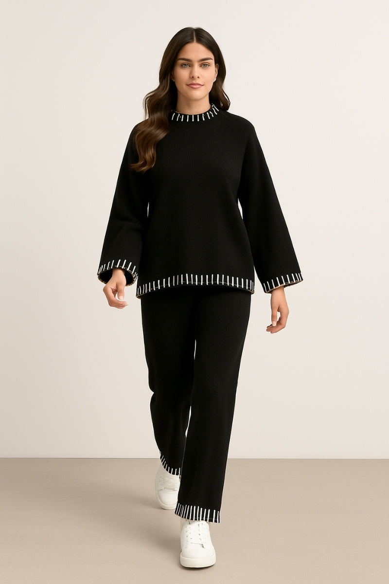 Black Knit Co-ord