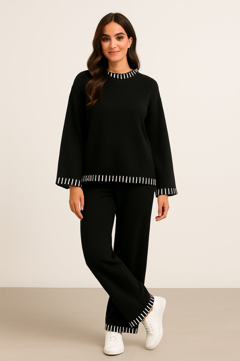 Black Knit Co-ord