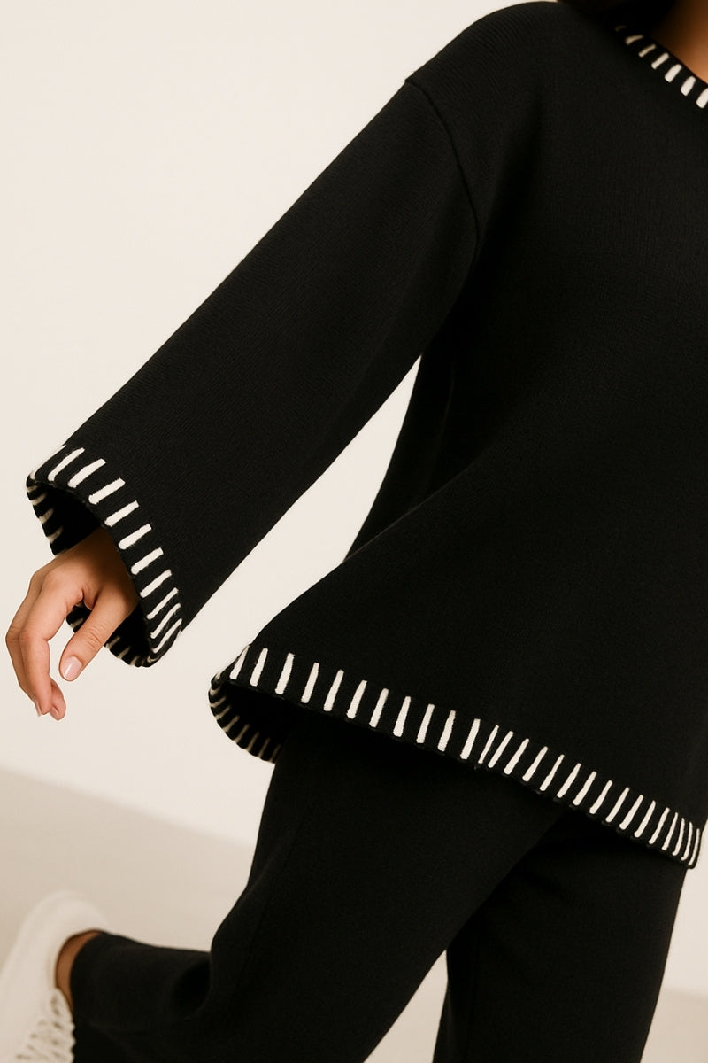 Black Knit Co-ord