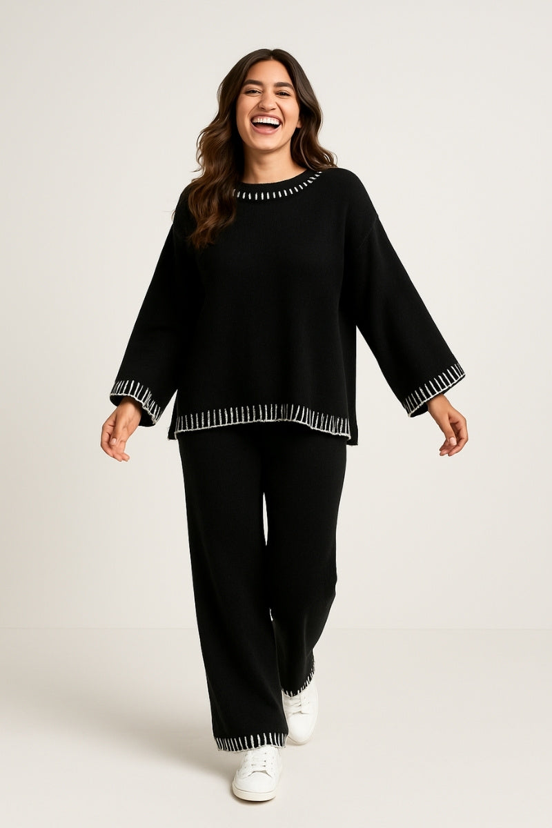 Black Knit Co-ord