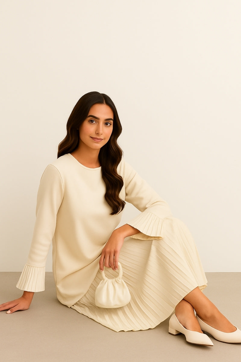 Pleated Elegance Co-Ord Set