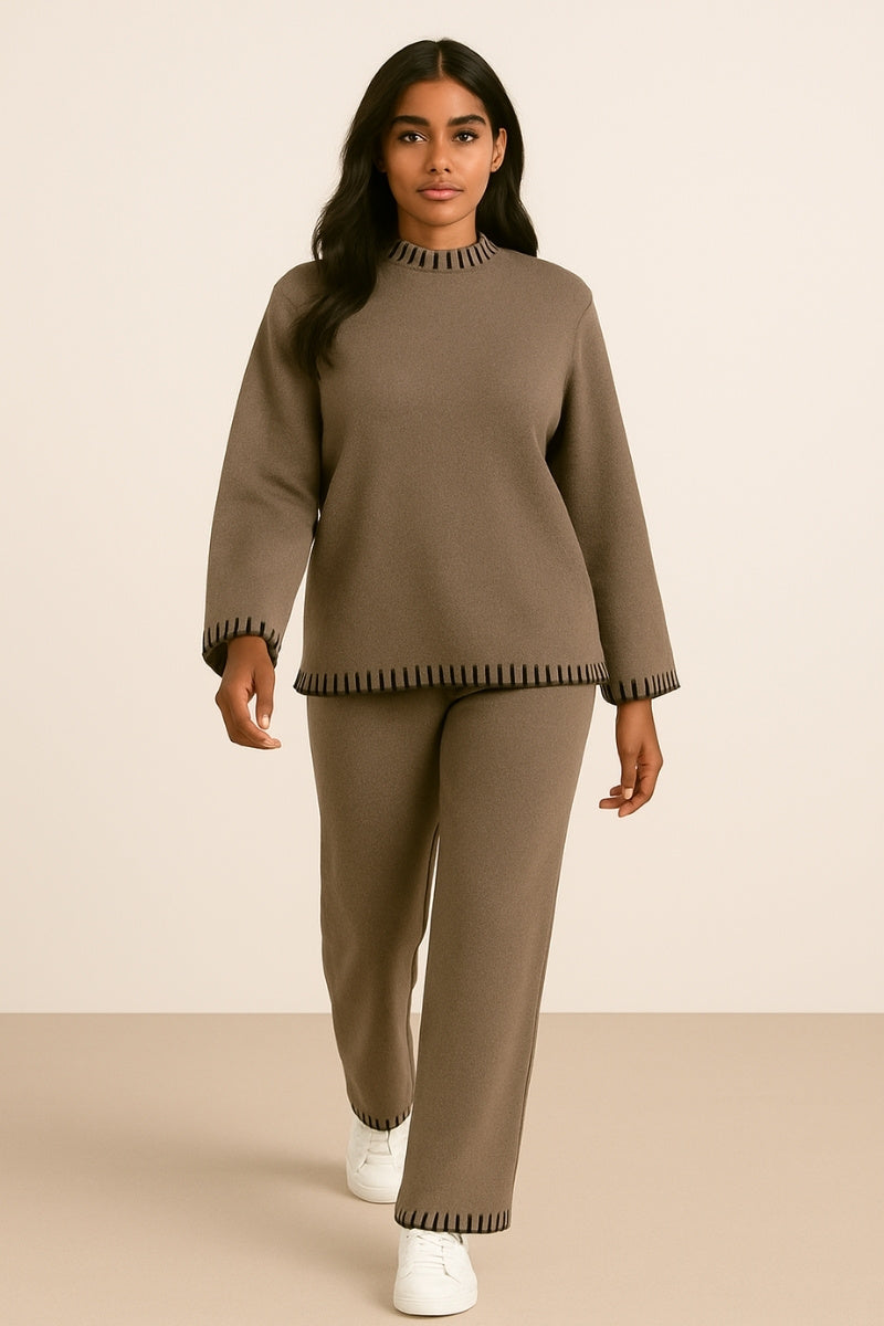 Taupe Knit Co-ord