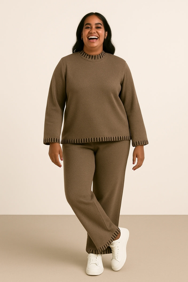 Taupe Knit Co-ord