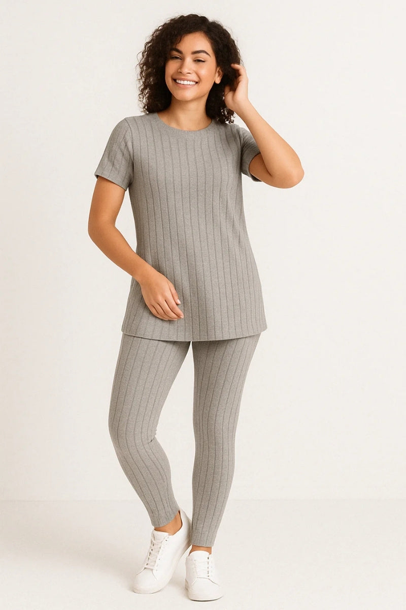 The Soft Knit Ribbed Set – 2-Piece Essential