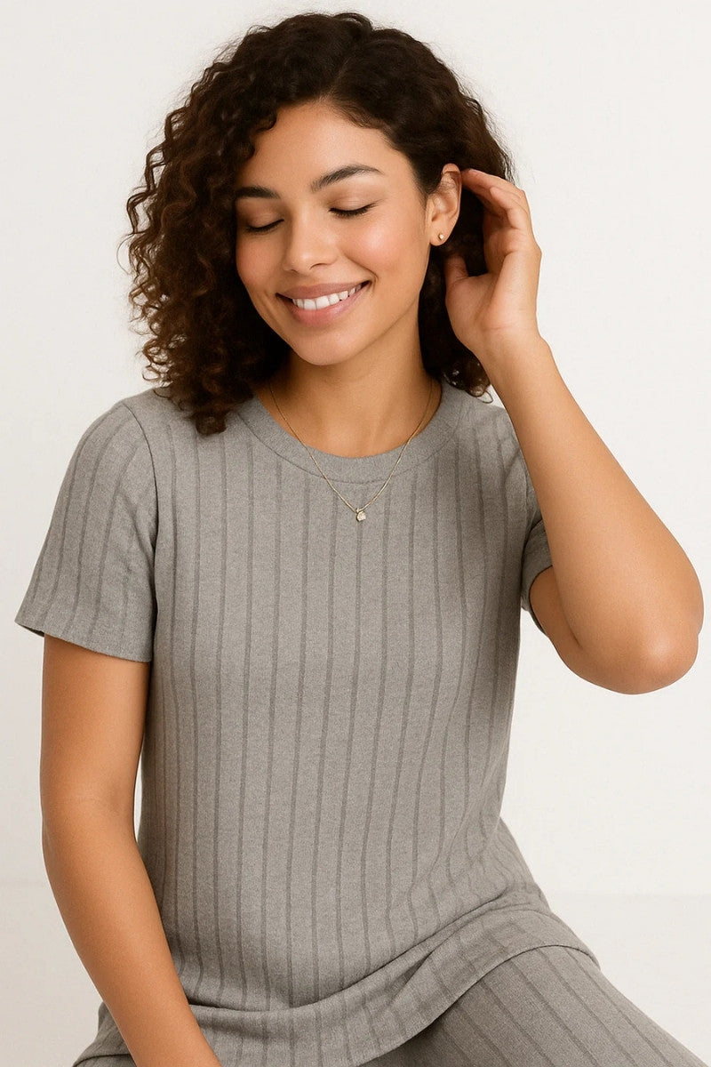 The Soft Knit Ribbed Set – 2-Piece Essential
