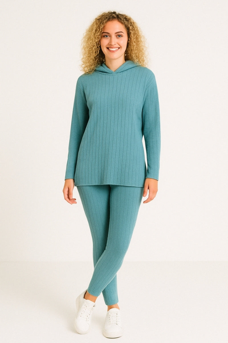 The Soft Ribbed Lounge Set