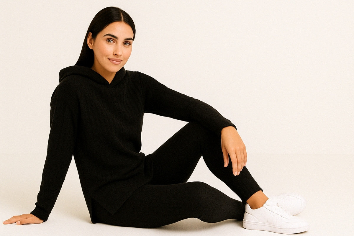 The Soft Ribbed Lounge Set