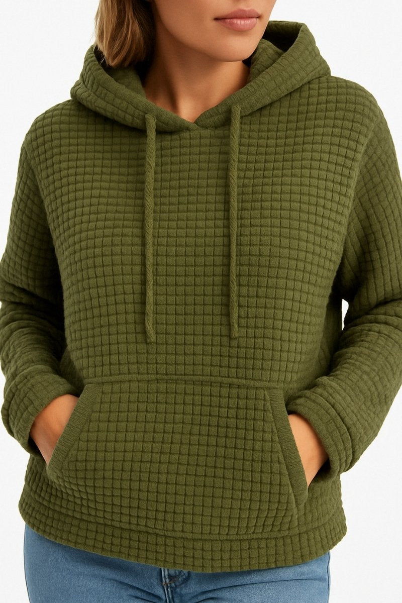 Waffle Fleece Hoodie