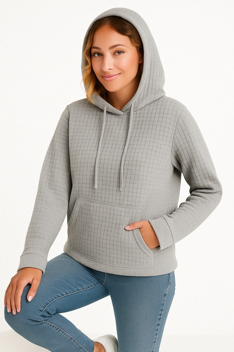 Waffle Fleece Hoodie