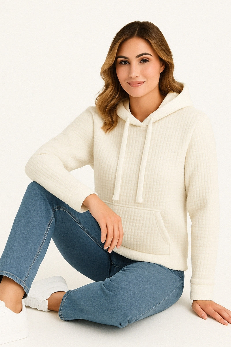 Waffle Fleece Hoodie
